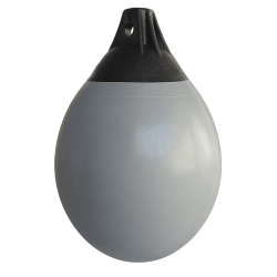 Klotfender, PVC, grå/svart