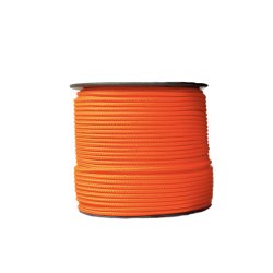 2mm paracord snöre i orange – slitstarkt och synligt snöre för hobby och säkerhet