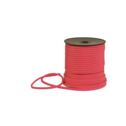 Rosa paracord är en lina/snöre med nylon i kärna och polyester i höljet