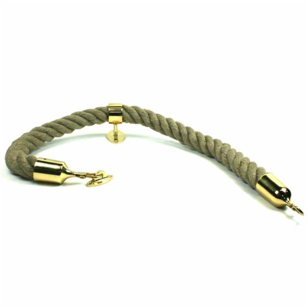 Ändbeslag som passar trapprep och dekorlinor.