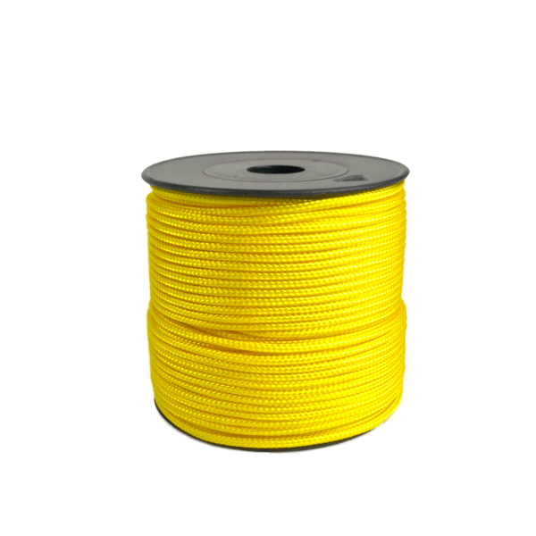 Paracord, gul 2mmx50m