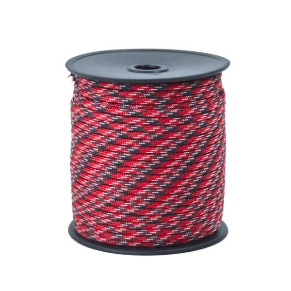 Paracord-red-blue-white-star-pattern