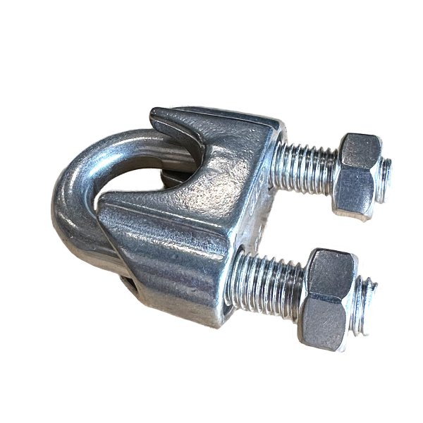 Bygellås till rep och vajer. I stället för splitsade öglor